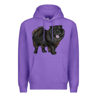 Purple black chow chow Premium Hoodie - RanaPortraitStore