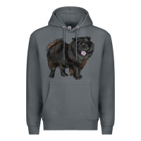 Rock black chow chow Premium Hoodie - RanaPortraitStore
