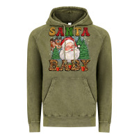 Vintage Olive santa baby Vintage Hoodie - FaDigitalArtStudio
