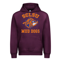 Mauve Wine Sclsu Muddogs Urban Hoodie - FloraArt