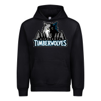 Black timberwolves Urban Hoodie - FloraArt