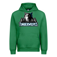 Emerald timberwolves Urban Hoodie - FloraArt