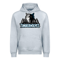 Heather Grey timberwolves Urban Hoodie - FloraArt