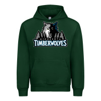 Forest Green timberwolves Urban Hoodie - FloraArt