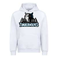 White timberwolves Urban Hoodie - FloraArt