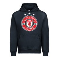 Navy United manchester Urban Hoodie - FloraArt