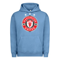 Pigment Pebble Blue United manchester Urban Hoodie - FloraArt