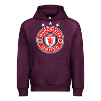 Mauve Wine United manchester Urban Hoodie - FloraArt