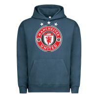 Pigment Midnight Navy United manchester Urban Hoodie - FloraArt