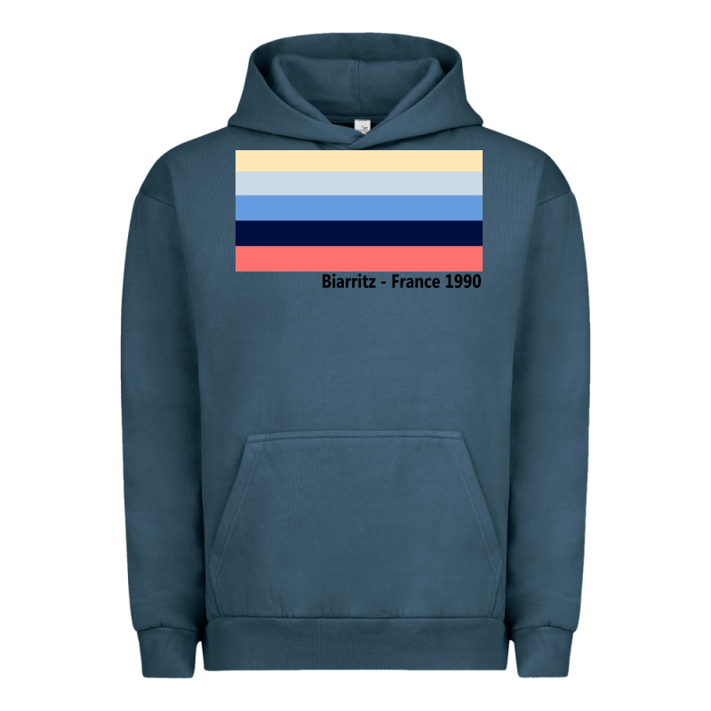 Biarritz France 1990 Urban Hoodie by FloraArt | Teevron