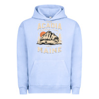 Pigment Grape Ice acadia national park maine nature hike outdoors vintage t shirt Urban Hoodie - ArtMosaic