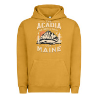 Pigment Peanut Butter acadia national park maine nature hike outdoors vintage t shirt Urban Hoodie - ArtMosaic