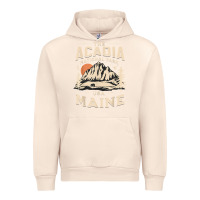 Sandshell acadia national park maine nature hike outdoors vintage t shirt Urban Hoodie - ArtMosaic