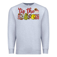 Heather Grey tis the season softball little debbie tree cakes Premium Sweatshirt - JahusDesignShop