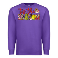 Purple tis the season softball little debbie tree cakes Premium Sweatshirt - JahusDesignShop