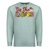 Seafoam tis the season softball little debbie tree cakes Premium Sweatshirt - JahusDesignShop