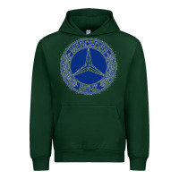 Forest Green white amg Urban Hoodie - ArtMosaic