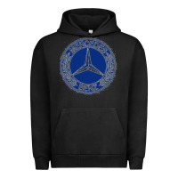 Pigment Black white amg Urban Hoodie - ArtMosaic