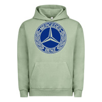 Pigment Oil Green white amg Urban Hoodie - ArtMosaic