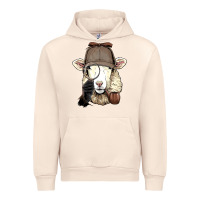 Sandshell Detective Sheep Lamb Spy Investigator Farmer Sheep Lover 53 Urban Hoodie - ArtMosaic
