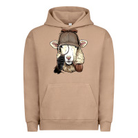 Pigment Burro Detective Sheep Lamb Spy Investigator Farmer Sheep Lover 53 Urban Hoodie - ArtMosaic