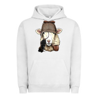 Pigment Lunar Rock Detective Sheep Lamb Spy Investigator Farmer Sheep Lover 53 Urban Hoodie - ArtMosaic