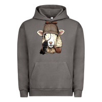 Pigment Tornado Detective Sheep Lamb Spy Investigator Farmer Sheep Lover 53 Urban Hoodie - ArtMosaic