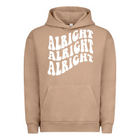 Pigment Burro alright alright alright Urban Hoodie - ArtMosaic