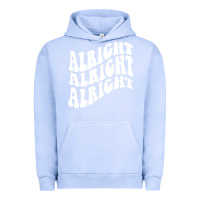Pigment Grape Ice alright alright alright Urban Hoodie - ArtMosaic