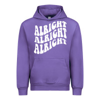 Tulip alright alright alright Urban Hoodie - ArtMosaic