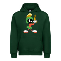 Forest Green marvin the martian looney Urban Hoodie - ArtMosaic