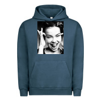 Pigment Midnight Navy my name is bjork [tw] Urban Hoodie - ArtMosaic