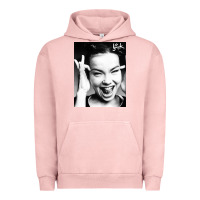 Pigment Salmon my name is bjork [tw] Urban Hoodie - ArtMosaic