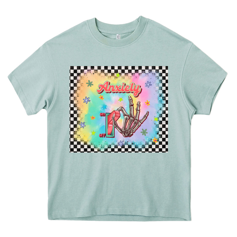 Anxiety On Tumbler Heavy Core Tee by TumblerDesignByShophia | Teevron