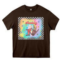 Chocolate Brown anxiety on tumbler Heavy Core Tee - TumblerDesignByShophia