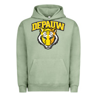 Pigment Oil Green depauw clubs Urban Hoodie - ArtMosaic