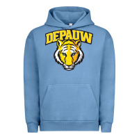 Pigment Pebble Blue depauw clubs Urban Hoodie - ArtMosaic