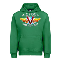 Emerald Victory Motorcycles Urban Hoodie - ArtMosaic