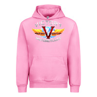 Fuchsia Pink Victory Motorcycles Urban Hoodie - ArtMosaic