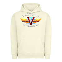 Pigment Pistachio Victory Motorcycles Urban Hoodie - ArtMosaic