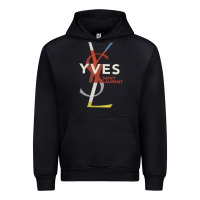 Black yvessaintlaurent Urban Hoodie - ArtMosaic