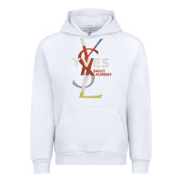 White yvessaintlaurent Urban Hoodie - ArtMosaic
