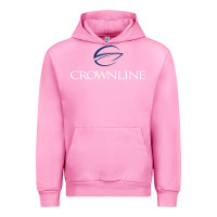Fuchsia Pink Crownline Boats Urban Hoodie - ArtMosaic