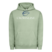 Pigment Oil Green Crownline Boats Urban Hoodie - ArtMosaic