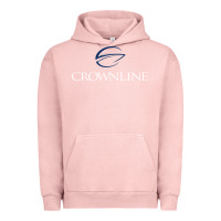 Pigment Salmon Crownline Boats Urban Hoodie - ArtMosaic