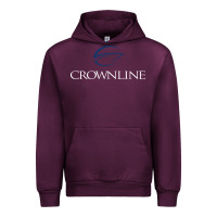Mauve Wine Crownline Boats Urban Hoodie - ArtMosaic