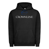 Pigment Black Crownline Boats Urban Hoodie - ArtMosaic