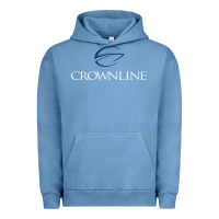 Pigment Pebble Blue Crownline Boats Urban Hoodie - ArtMosaic
