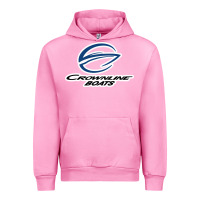 Fuchsia Pink Crownline Boats Urban Hoodie - ArtMosaic