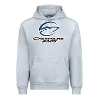 Heather Grey Crownline Boats Urban Hoodie - ArtMosaic